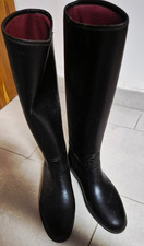 Elegante Gummireitstiefel Größe 41 – schmaler Schaft, perfekt für schlanke Waden