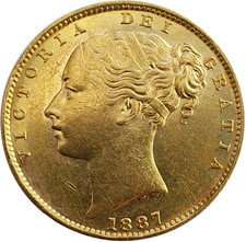 1887-M Queen Victoria Shield