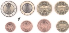 Deutschland BRD alle 8 Münzen
