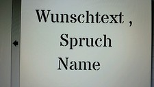 Schablone stencil wunschtext - schablone,