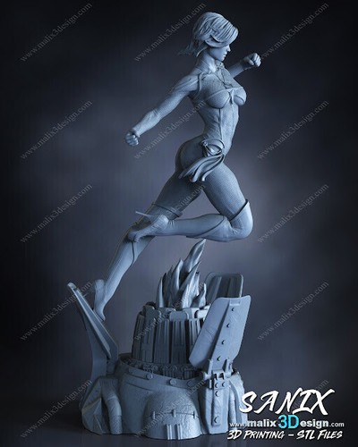 Printed resin captain - -,