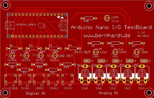 Arduino nano development board - arduino,
