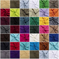 Universal Kombi Stoff | Vorhangstoff Uni Meterware pflegeleicht | 38 Farben 0,5m