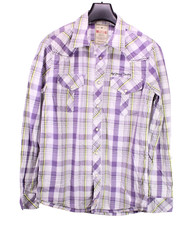 Mustang Herrenhemd Hemd lila