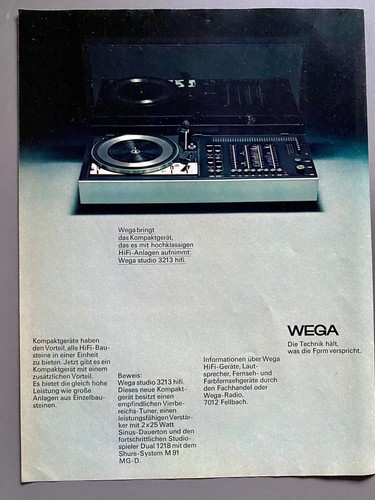 Wega studio 3213 - wega,
