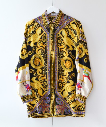 Vintage unisex versace hemd - unisex,