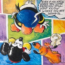 Unikat Wandbild Donald Duck