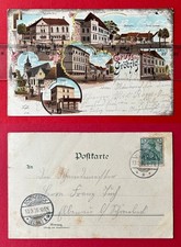 Litho AK GRÖBZIG 1900