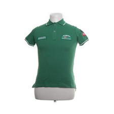 Grandprix Originals, Poloshirt, Größe: S, Grün/Weiß, Baumwolle, Print #RqW