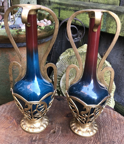 Vase antik jugendstil - vase,