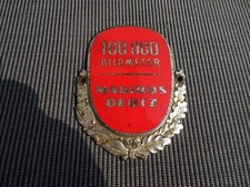original alte MAGIRUS DEUTZ 100000 KM Emaille Plakette Rarität