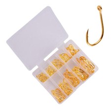 100 Carbon Angelhaken Set