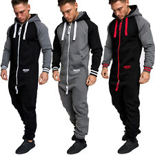 Herren Overall Jumpsuit Onesie Sportanzug Trainingsanzug Jogging-Anzug 3022