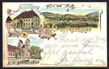 Lithographie fredelsloh hotel - lithographie,