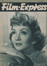 Film-Express Zeitschr.  Jan 1949 Claudette Colbert Douglas Fairbanks Errol Flynn