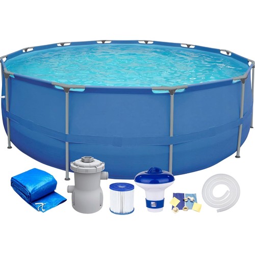 Gartenpool edelstahl rund 300 - gartenpool,