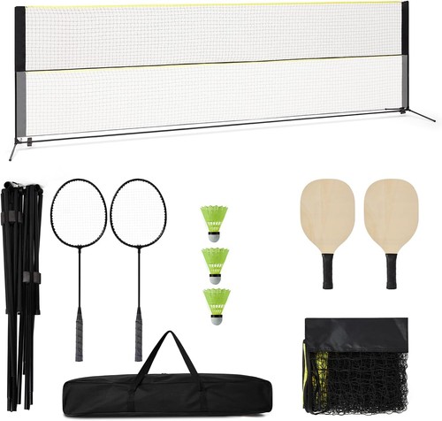 Badmintonnetz set mit - badmintonnetz,