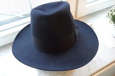 Borsalino Vintage Hut Hat Haarfilz Fur Felt Allessandria Italy Menswear Gr 56