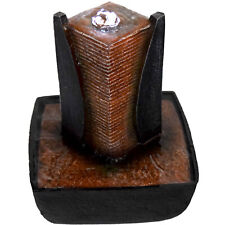 Zimmerbrunnen Wasserspiel Tischbrunnen Wasserwand LED Beleuchtung Brunnen leise