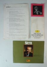 3 Kataloge Folder CBS Fono Deutsche Grammophon B-12694