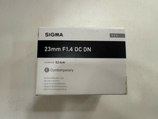 Sigma 23mm F1.4 DC DN