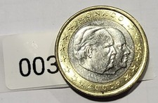 Monaco 1 Euro Kursmünze 2001