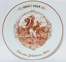 Alter Reservistenteller Zieten Husaren Berlin Regiment Teller Reservistenkrug WK