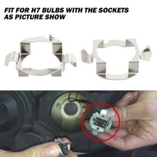 2x H7 LED Birne Halter Adapter Basis Clip Für Skoda Octavia Für VW Für Touareg