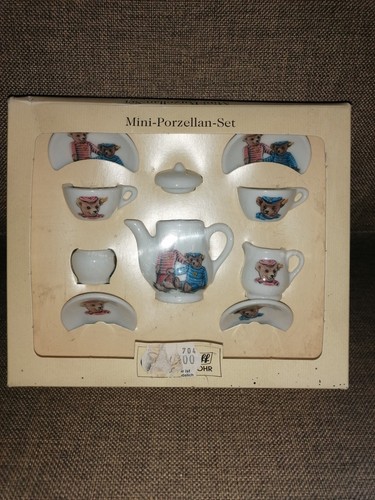 Steiff mini porzellan - steiff, mini-porzellan-set