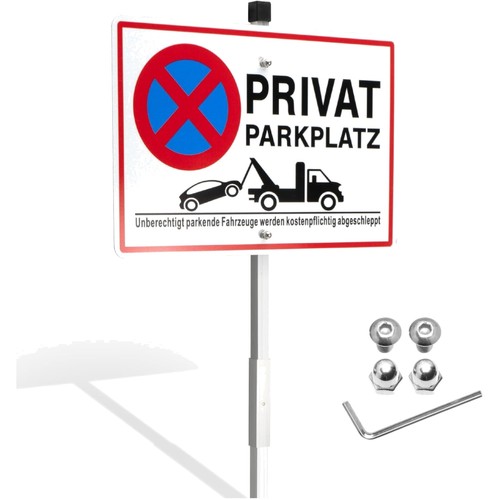 Privatparkplatz schild - privatparkplatz,
