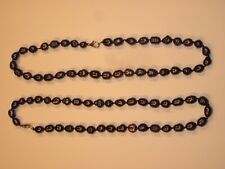 PERLENKETTE Schmuckkette echte ZUCHTPERLEN ~10mm TAHITI handgeknüpft ca.45-46cm!