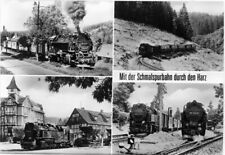 1304-Ansichtskarte Harzquerbahn Nordhausen-Wernigerode Schmalspur Reichsbahn HSB