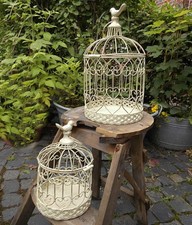 2er SET DEKOKÄFIG VOGELKÄFIG