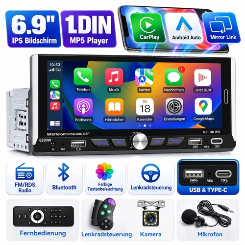 Bildschirm autoradio - 6.9'',