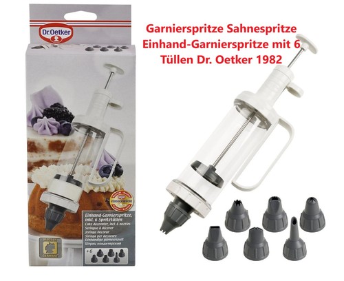 Garnierspritze sahnespritze - garnierspritze,