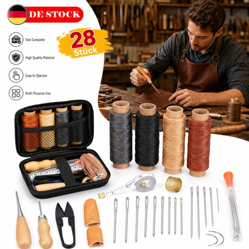 Stück leder nähset - stück,