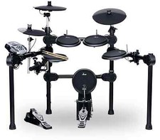Digital E-Drum Set elektronisches Schlagzeug Drumkit Rack Fussmaschine USB MIDI