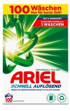 1x 100WL Ariel Universal 100 Wäschen 6 KG Waschpulver Waschmittel Neu