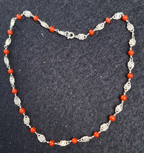 800er silber kette collier mit - kette,