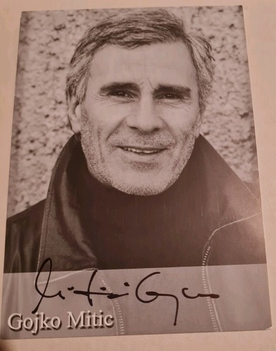 Gojko mitic autogramm winnetou - gojko,