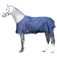 Equest Outdoordecke Halifax für Pferde 600 D - 100 g Nylon, navy - M / 135 cm