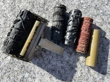 4x alte Farbrollen-