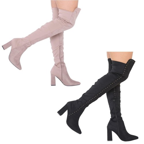 Neu overknees damenstiefel mit - neu, overknees-damenstiefel
