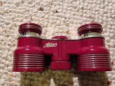 Opernglas Rodenstock Aldon rot, im Original-Etui, selten - VINTAGE