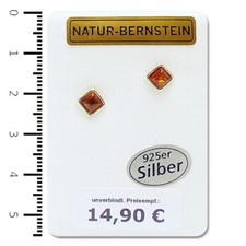 Natur bernstein ohrringe - bernstein,