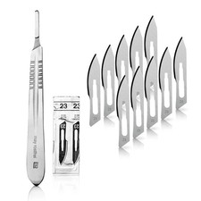 Set - 10 St. Skalpellklingen Figur 23 aus Karbonstahl - Klingen steril verpackt
