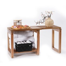 Ausziehbarer Duschhocker aus