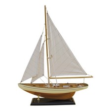 Segel-Yacht Modellschiff aus