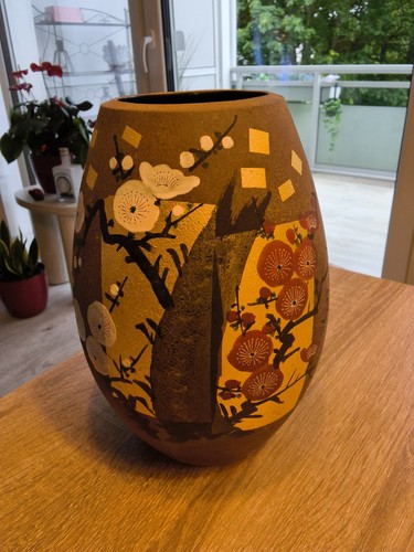 Fernöstliche vase ton - vase,