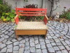 alte Kindersitzbank, 70er Jahre, Sitzbank